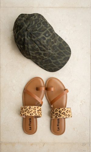 Leather Sandal + Cap